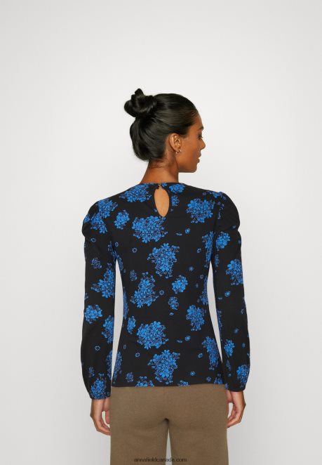 Anna Field Women Long Sleeved Top Dark Blue H42J4Z546
