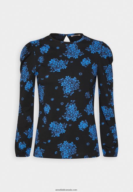 Anna Field Women Long Sleeved Top Dark Blue H42J4Z546
