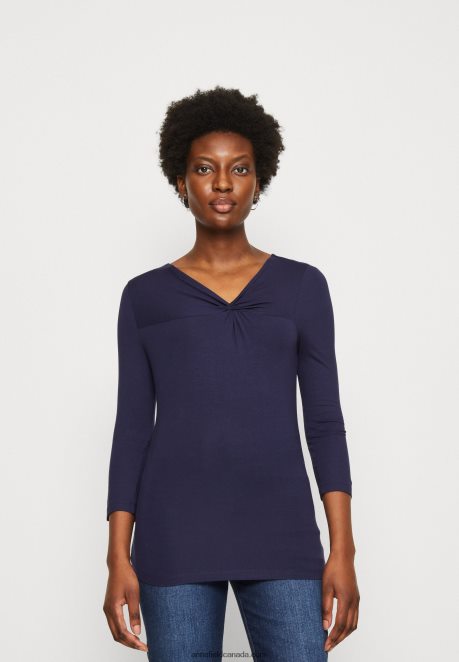 Anna Field Women Long Sleeved Top Dark Blue H42J4Z574