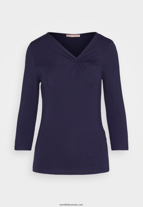 Anna Field Women Long Sleeved Top Dark Blue H42J4Z574