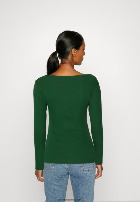 Anna Field Women Long Sleeved Top Dark Green H42J4Z538