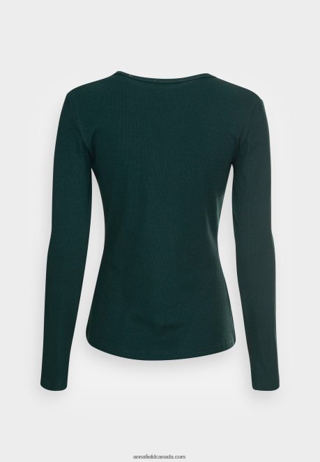Anna Field Women Long Sleeved Top Dark Green H42J4Z553