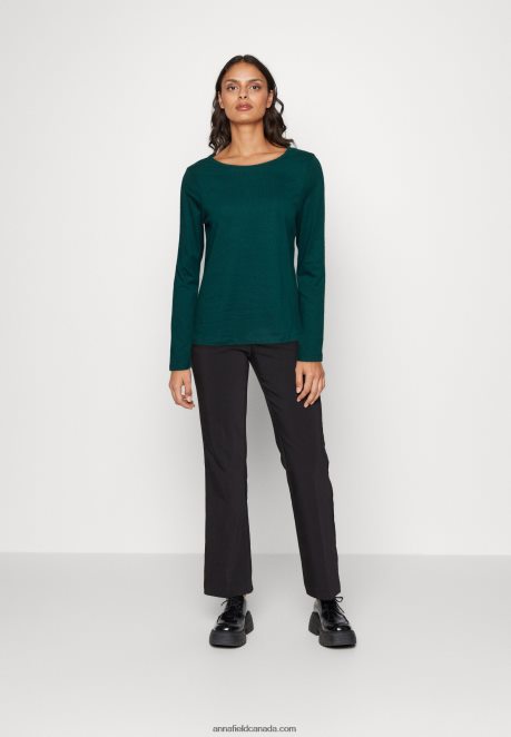 Anna Field Women Long Sleeved Top Dark Green H42J4Z556