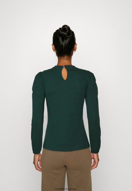 Anna Field Women Long Sleeved Top Dark Green H42J4Z559