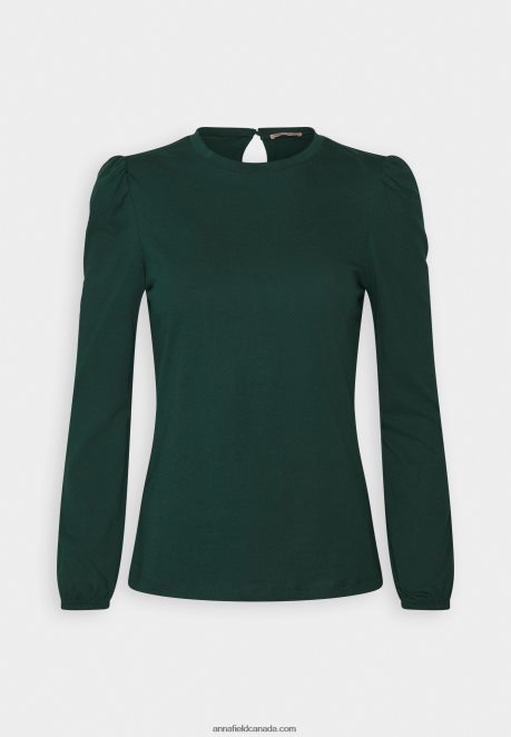 Anna Field Women Long Sleeved Top Dark Green H42J4Z559