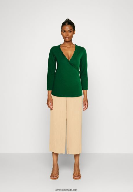 Anna Field Women Long Sleeved Top Dark Green H42J4Z576