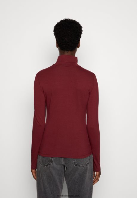 Anna Field Women Long Sleeved Top Dark Red H42J4Z582