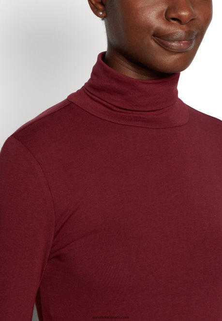 Anna Field Women Long Sleeved Top Dark Red H42J4Z582