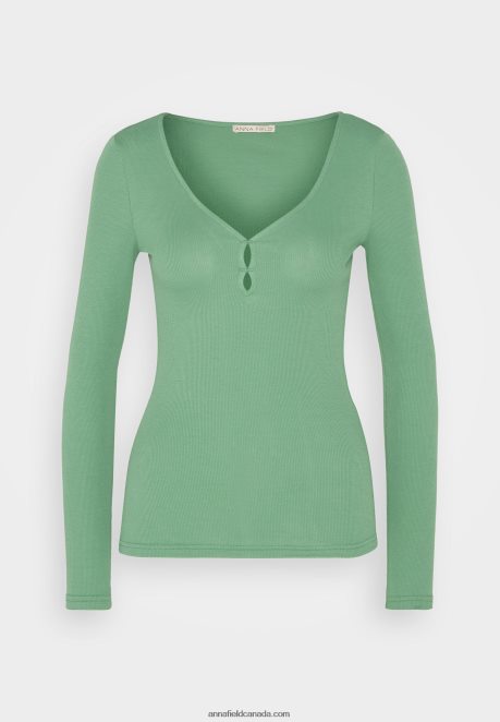 Anna Field Women Long Sleeved Top Green H42J4Z514