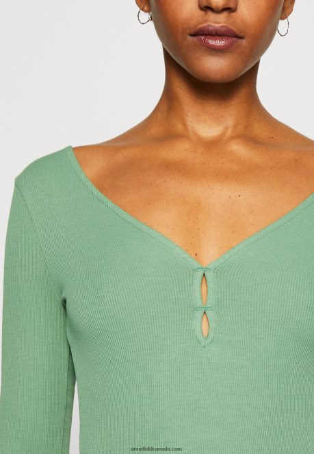 Anna Field Women Long Sleeved Top Green H42J4Z514