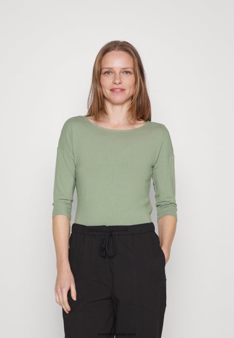 Anna Field Women Long Sleeved Top Light Green H42J4Z532