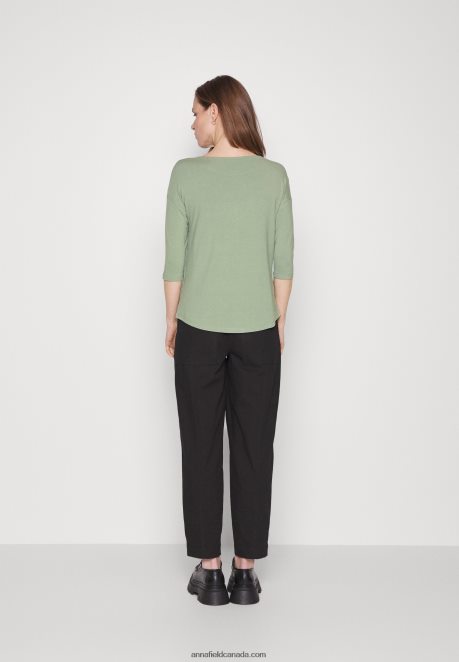 Anna Field Women Long Sleeved Top Light Green H42J4Z532