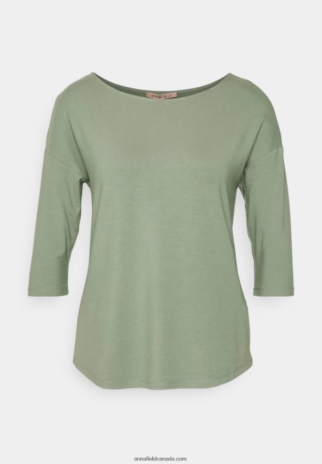 Anna Field Women Long Sleeved Top Light Green H42J4Z532