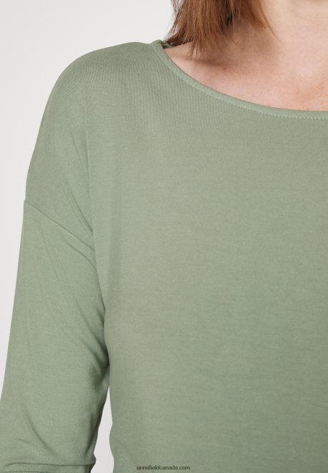 Anna Field Women Long Sleeved Top Light Green H42J4Z532