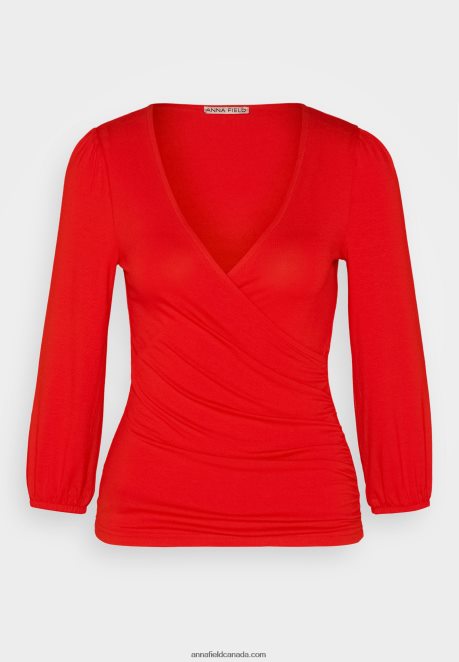 Anna Field Women Long Sleeved Top Red H42J4Z529