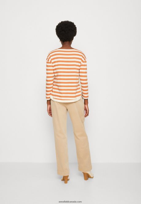 Anna Field Women Long Sleeved Top White/Apricot H42J4Z558