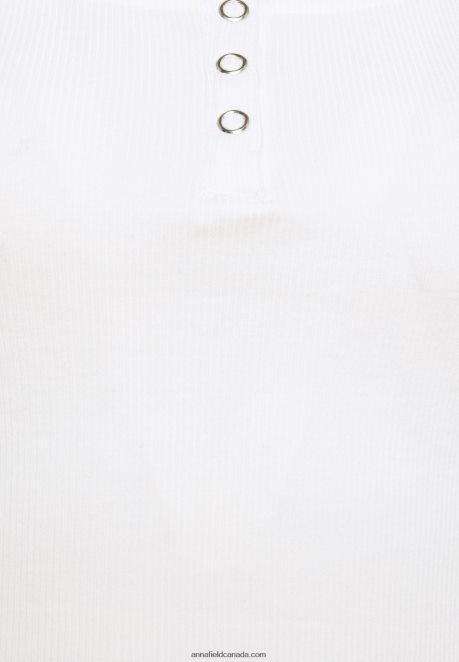 Anna Field Women Long Sleeved Top White H42J4Z517