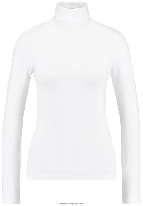 Anna Field Women Long Sleeved Top White H42J4Z527