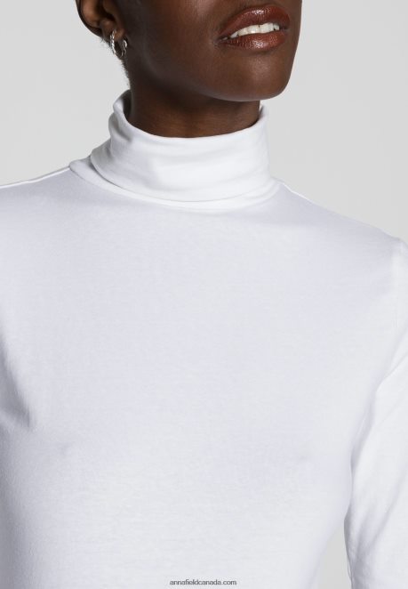 Anna Field Women Long Sleeved Top White H42J4Z527