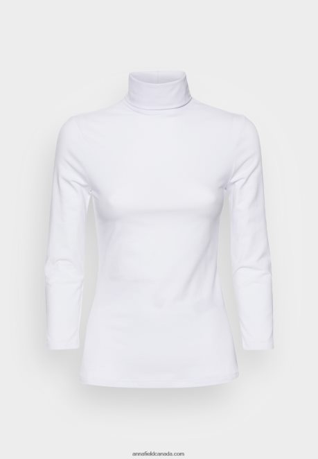 Anna Field Women Long Sleeved Top White H42J4Z560