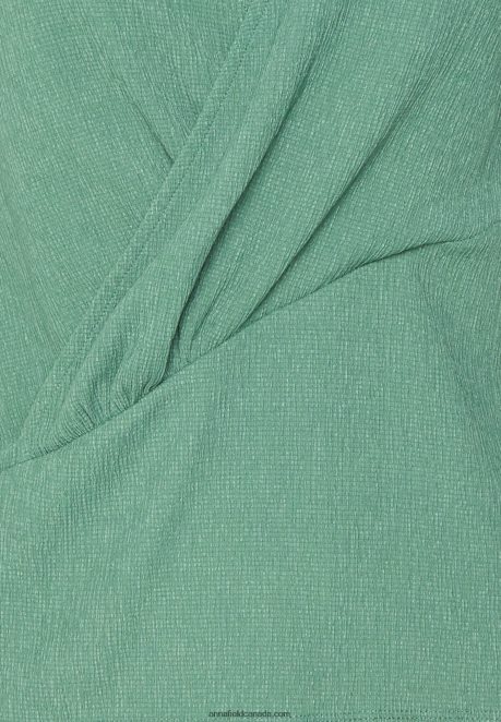 Anna Field Women Print T-Shirt Dark Green H42J4Z359
