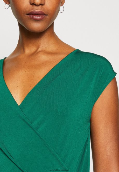 Anna Field Women Print T-Shirt Green H42J4Z294