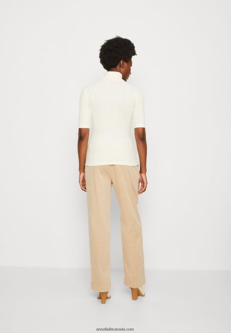 Anna Field Women Print T-Shirt Off-White H42J4Z270