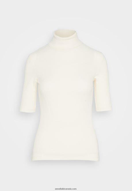 Anna Field Women Print T-Shirt Off-White H42J4Z270