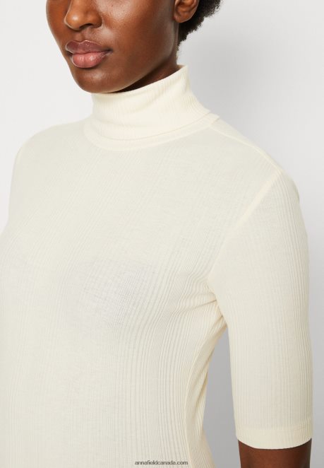 Anna Field Women Print T-Shirt Off-White H42J4Z270