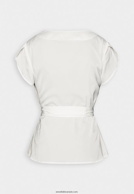 Anna Field Women Print T-Shirt Off-White H42J4Z323