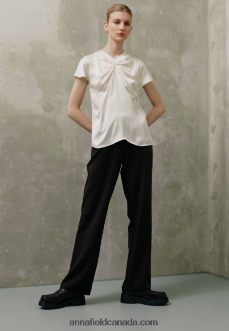 Anna Field Women Print T-Shirt Off White H42J4Z346