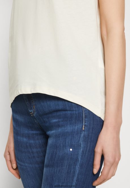 Anna Field Women Print T-Shirt Offwhite H42J4Z369