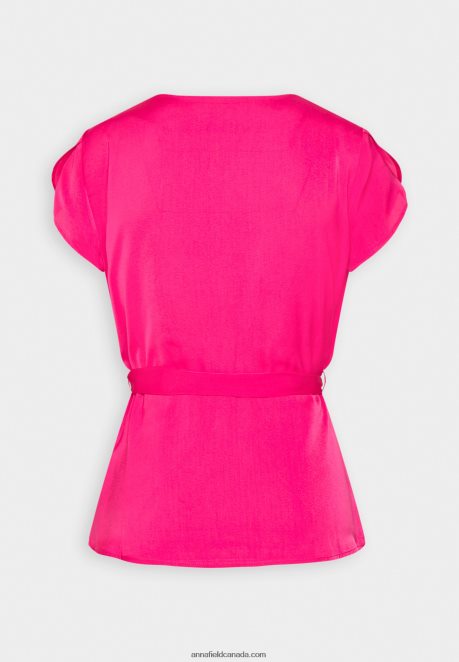 Anna Field Women Print T-Shirt Pink H42J4Z262