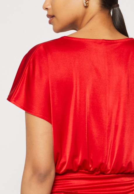 Anna Field Women Print T-Shirt Red H42J4Z303