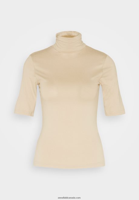 Anna Field Women Print T-Shirt Sand H42J4Z281