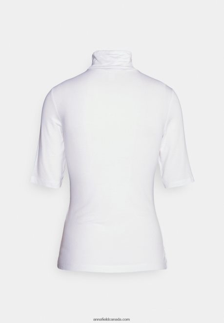 Anna Field Women Print T-Shirt White H42J4Z272