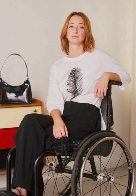 Anna Field Women Print T-Shirt White H42J4Z371
