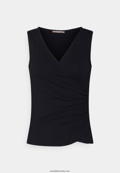 Anna Field Women Top Black H42J4Z398