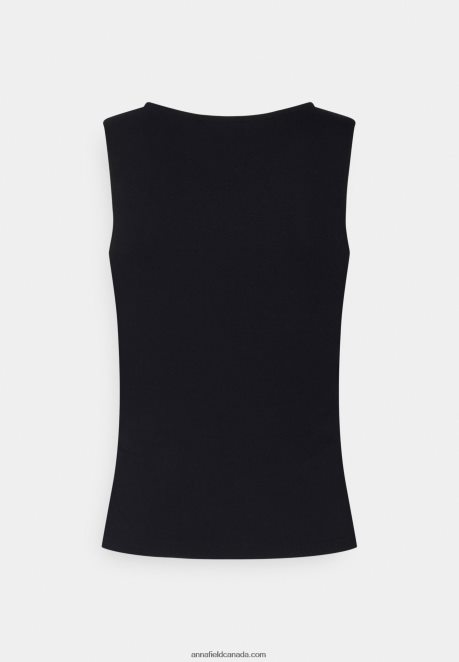 Anna Field Women Top Black H42J4Z398