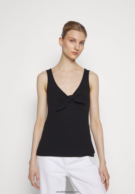 Anna Field Women Top Black H42J4Z400