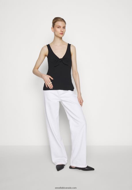 Anna Field Women Top Black H42J4Z400
