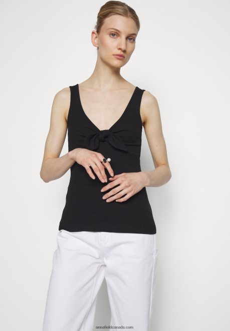 Anna Field Women Top Black H42J4Z400