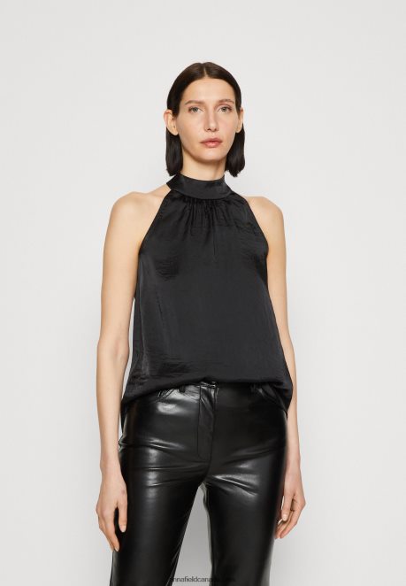 Anna Field Women Top Black H42J4Z403
