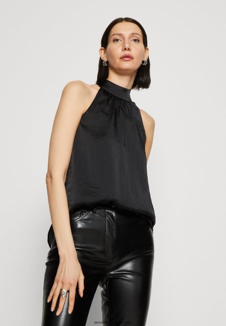 Anna Field Women Top Black H42J4Z403