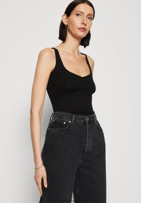 Anna Field Women Top Black H42J4Z406