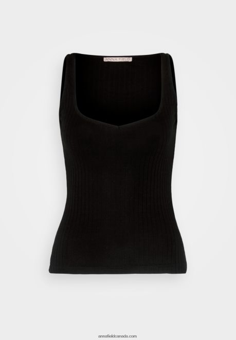 Anna Field Women Top Black H42J4Z406