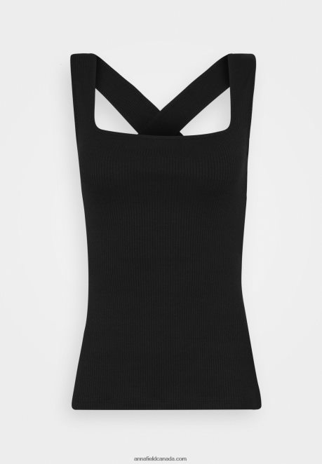 Anna Field Women Top Black H42J4Z411