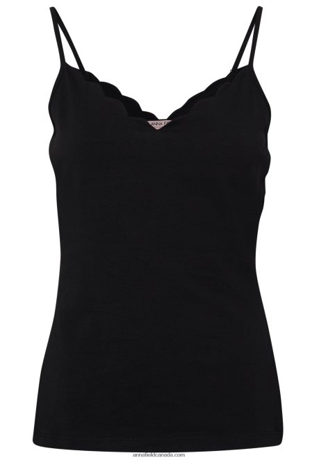 Anna Field Women Top Black H42J4Z415