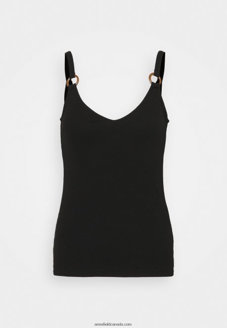 Anna Field Women Top Black H42J4Z424