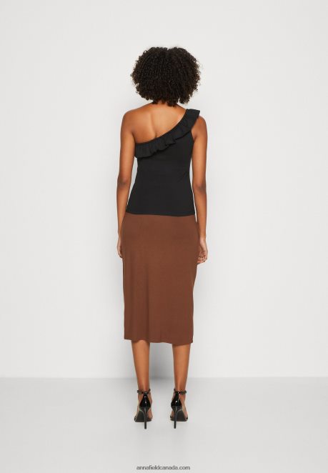Anna Field Women Top Black H42J4Z430